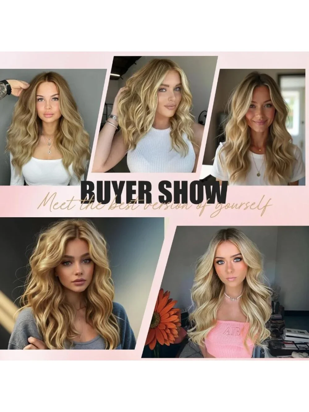 Medium Length Ombre Blonde Wavy Bob Wig for Women - Perfect for Parties & Events